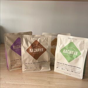 Kachava 4 Flavor bundle! The all in one nutrition shake. New never opened!!